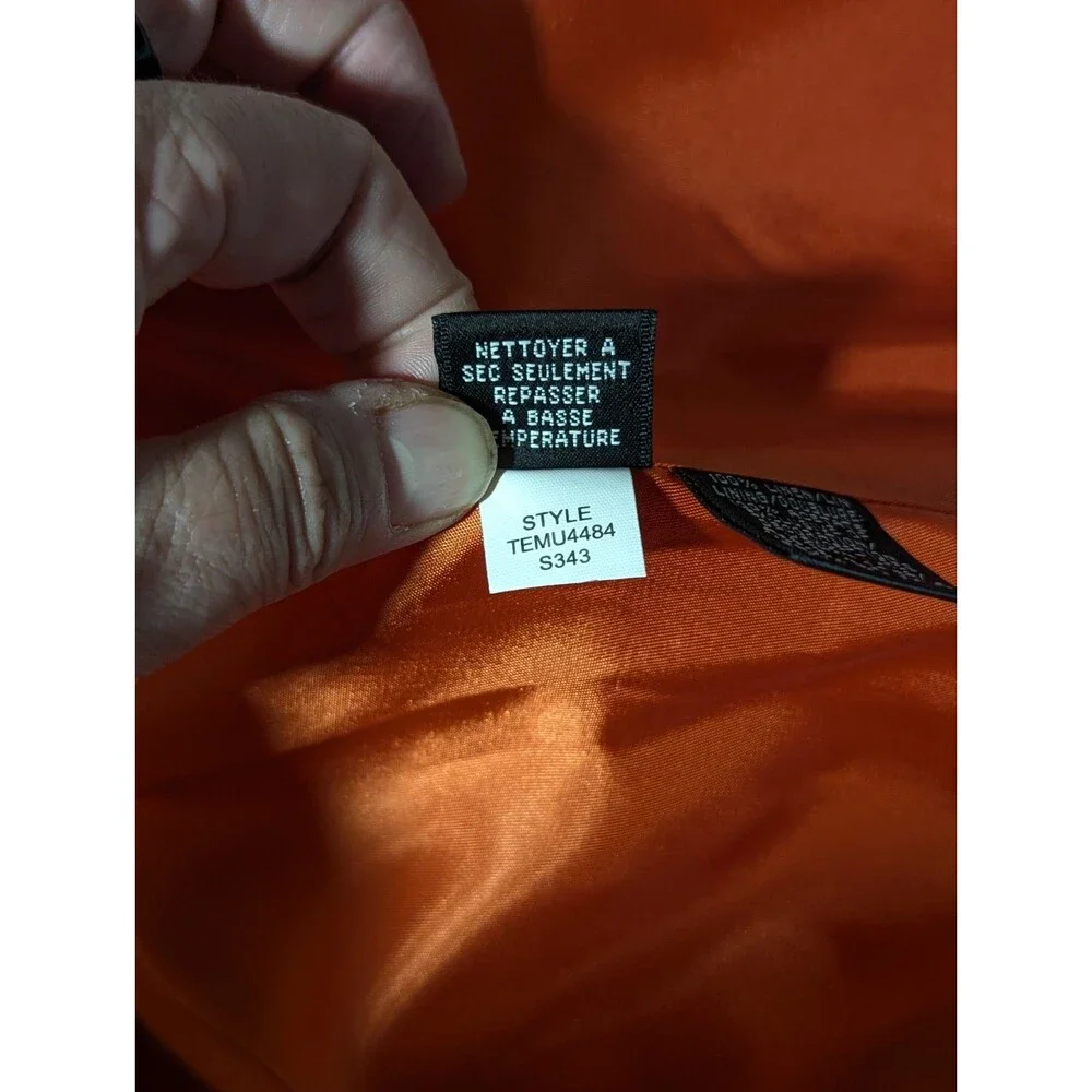 Linda Allard Ellen Tracy Sz 10 Orange Linen Blazer Structured Work Maximalist